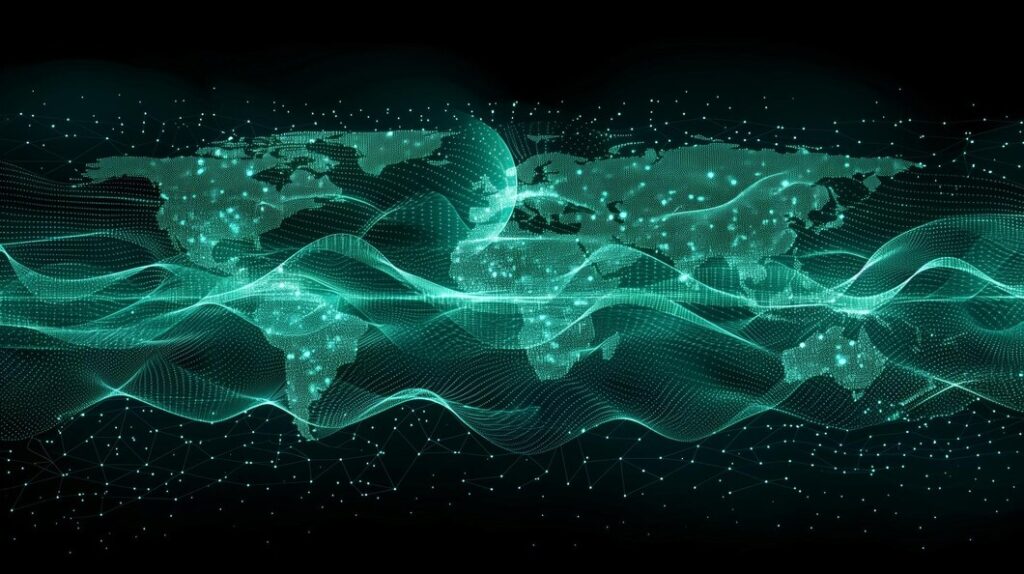 blue abstract digital dot global data background 231898 15075