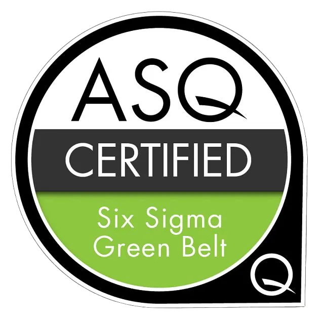 Asq Certified Six Sigma Green Belt
